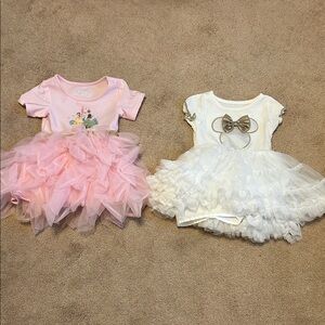Disney Pink and White Kids Casual Dresses